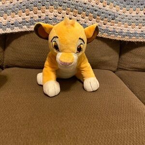 Plush Lion Toy - Yellow